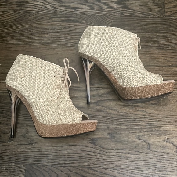 Burberry Prorsum Ankle Open Toe Boots - Picture 3 of 7